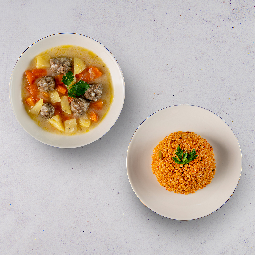 Ekşili Köfte Bulgur Pilavı