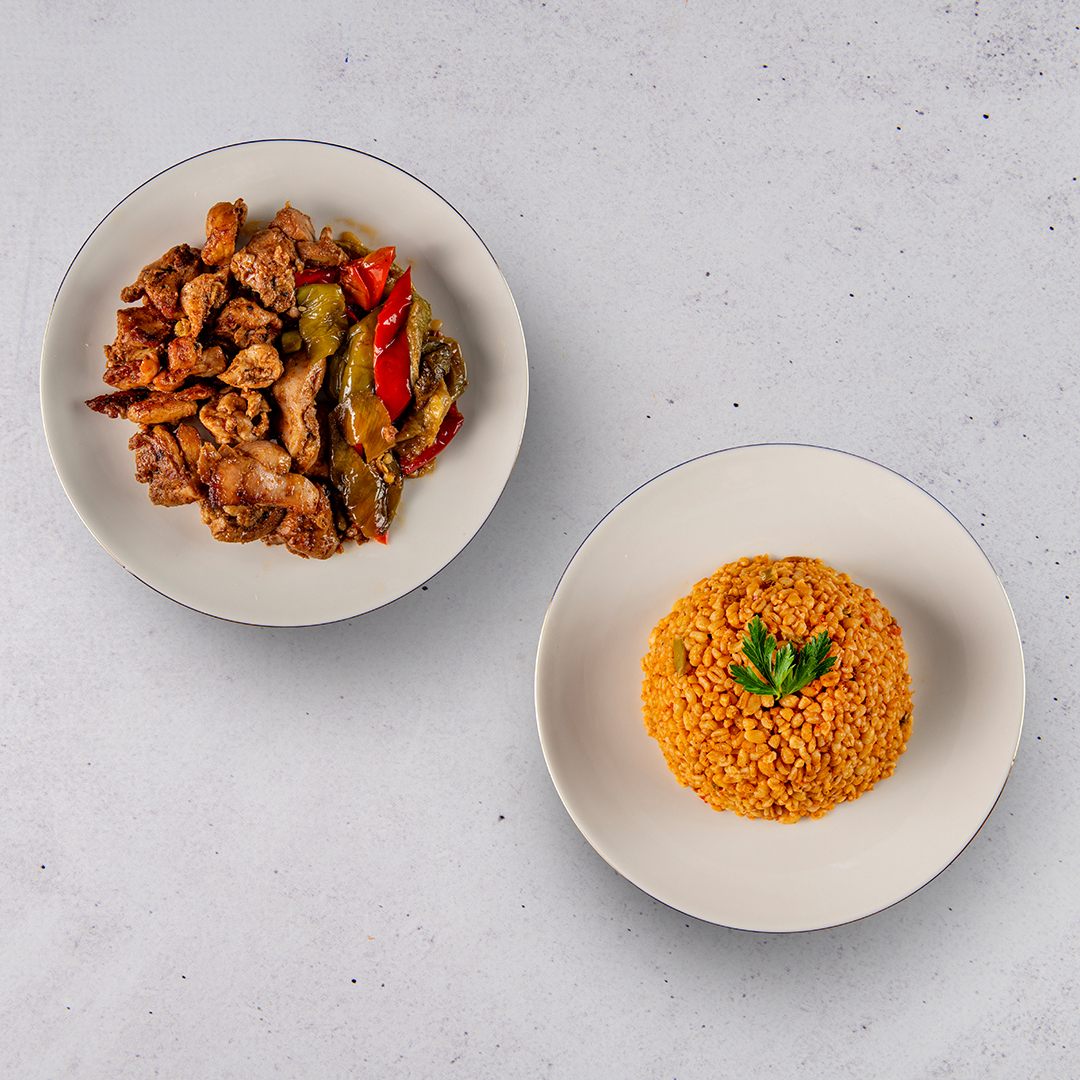 Tavuk Şiş Bulgur Pilavı