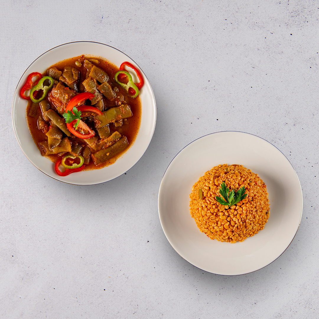 Taze Fasulye Bulgur Pilavı