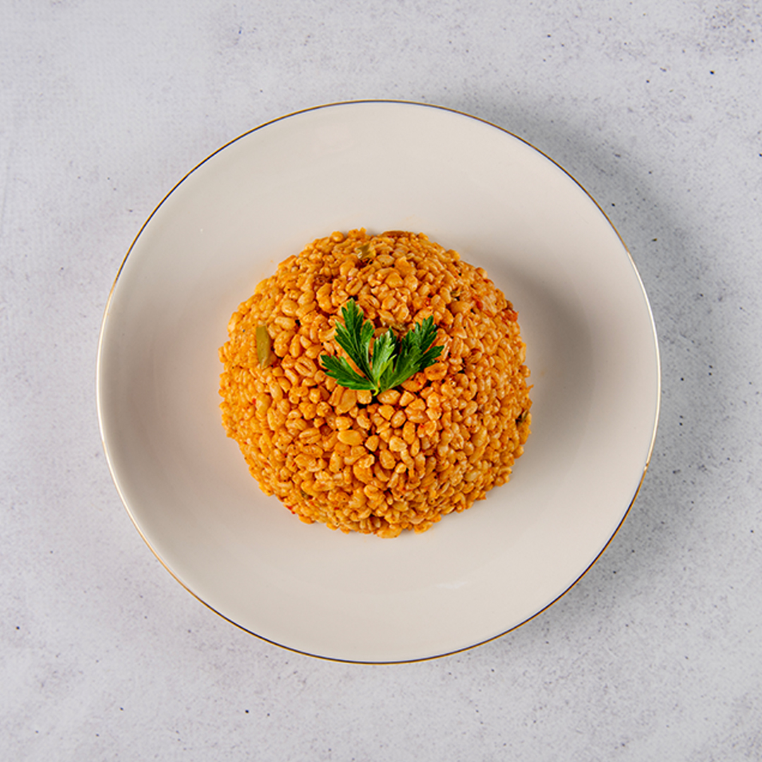 SEBZELİ BULGUR PİLAVI